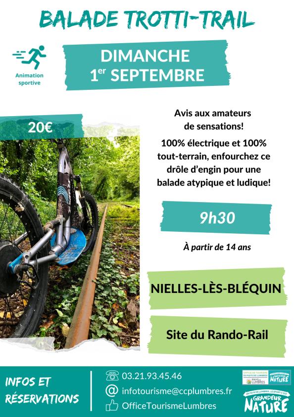 Sortir a NIELLES LES BLEQUIN(Pas de Calais). BALADE TROTTI-TRAIL.