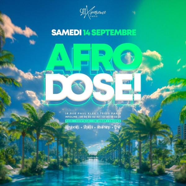 Sortir a PARIS(Paris). AFRO DOSE !.