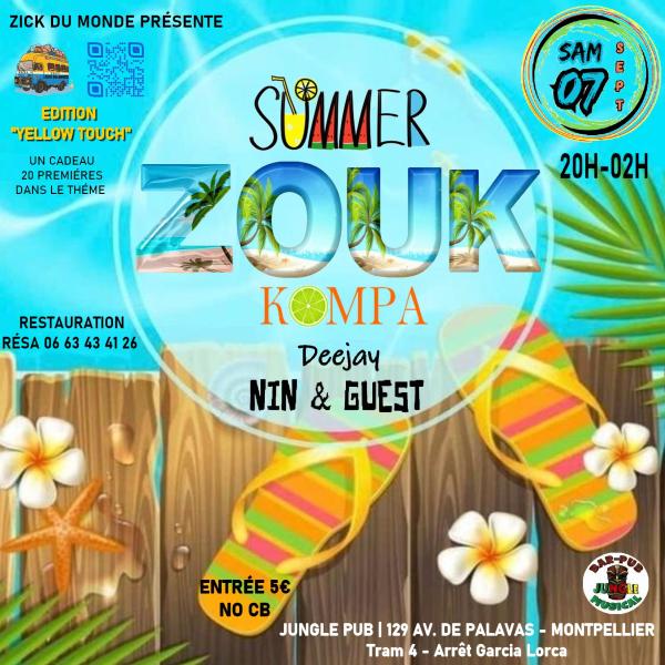 SUMMER ZOUK & KOMPA / DJ NIN & GUEST