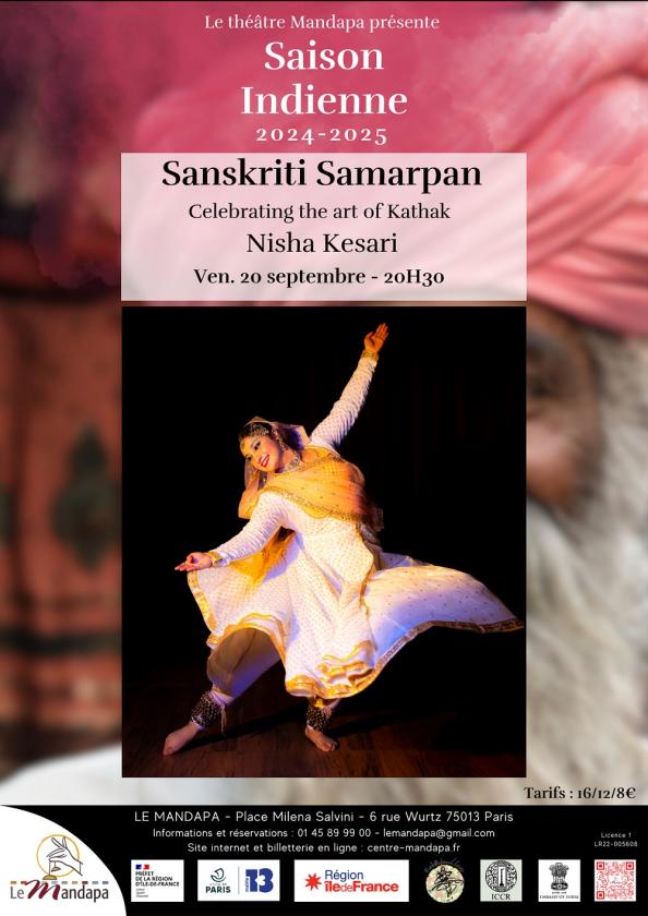 Sortir a PARIS 13(Paris). SANSKRITI SAMARPAN.