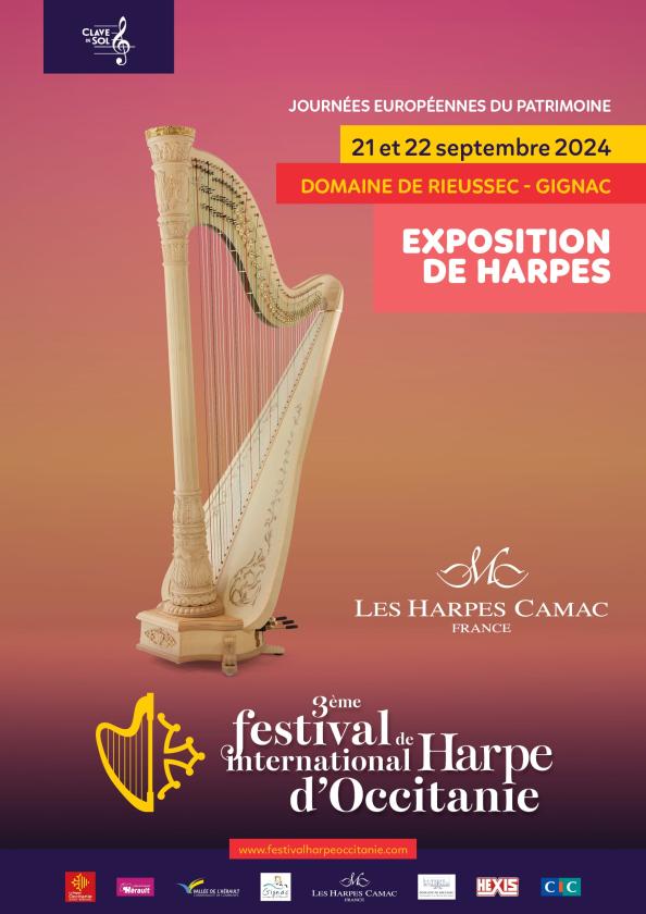 EXPOSITION DE HARPES CAMAC