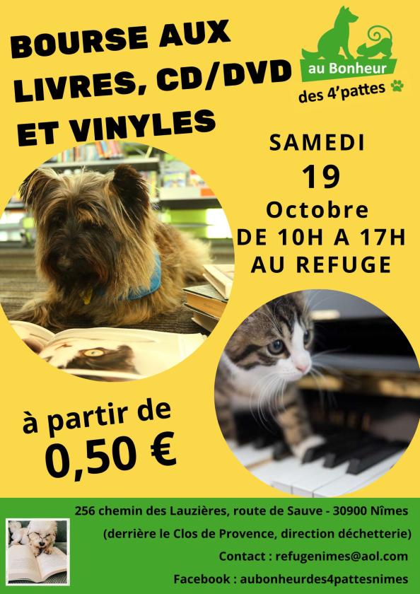 BOURSE AUX LIVRES CD/DVD ET VINYLES (1/1)