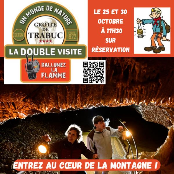 VISITES À LA LAMPE À CARBURE DE LA GROTTE