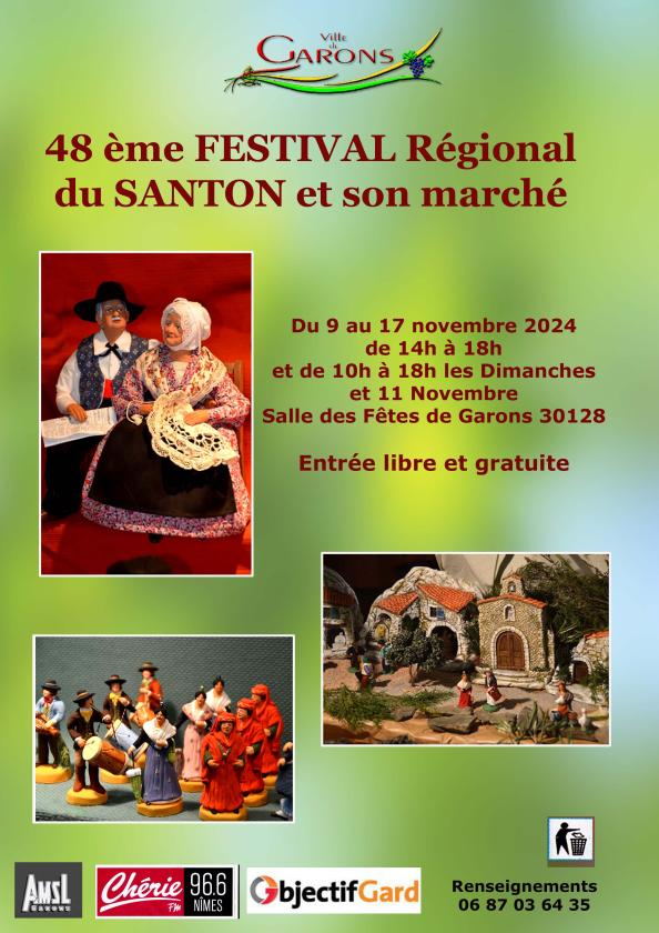 48ÈME FESTIVAL RÉGIONAL DU SANTON ET SON MARCHÉ