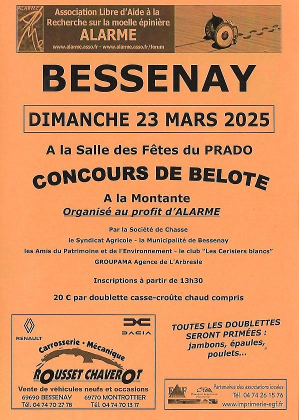 Sortir à BESSENAY(Rhône). BESSENAY.