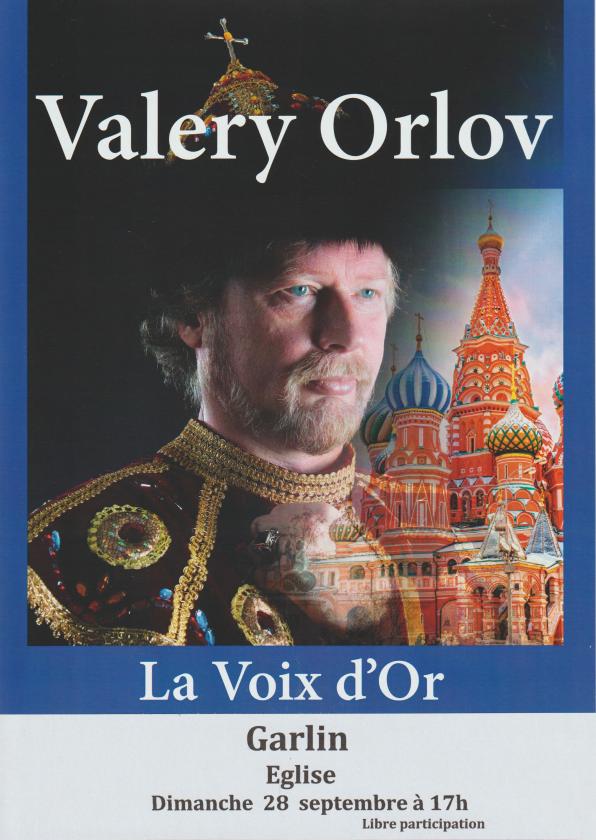sortie à GARLIN, Pyrénées Atlantiques. VALERY ORLOV-LES PLUS BEAUX CHANTS SLAVES Sortir à GARLIN(Pyrénées Atlantiques). GARLIN.