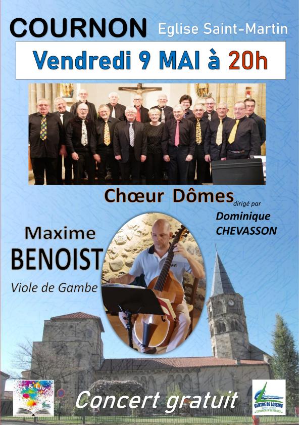 sortie à COURNON D AUVERGNE, Puy de Dôme. CONCERT Sortir à COURNON D AUVERGNE(Puy de Dôme). COURNON D AUVERGNE.