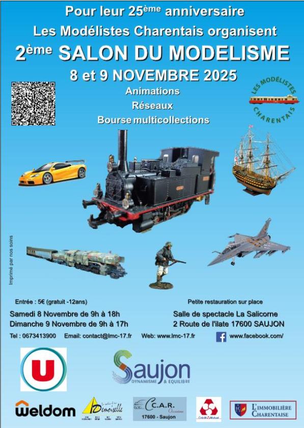 sortie à SAUJON, Charente Maritime. SALON DU MODÉLISME Sortir à SAUJON(Charente Maritime). SAUJON.