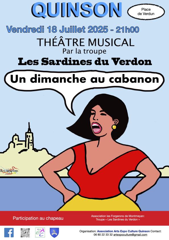 sortie à QUINSON, Alpes de Hte Provence. QUINSON- THÉÂTRE MUSICAL Sortir à QUINSON(Alpes de Hte Provence). QUINSON.