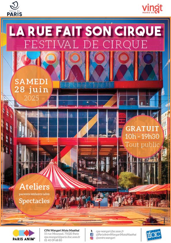 sortie à PARIS 20, Paris. LA RUE FAIT SON CIRQUE: FESTIVAL DE CIRQUE GRATUIT Sortir à PARIS 20(Paris). PARIS 20.