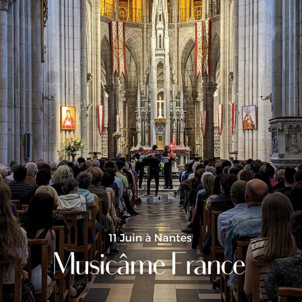 sortie à NANTES, Loire Atlantique. CONCERT À NANTES : ENSEMBLE MUSICÂME FRANCE Sortir à NANTES(Loire Atlantique). NANTES.