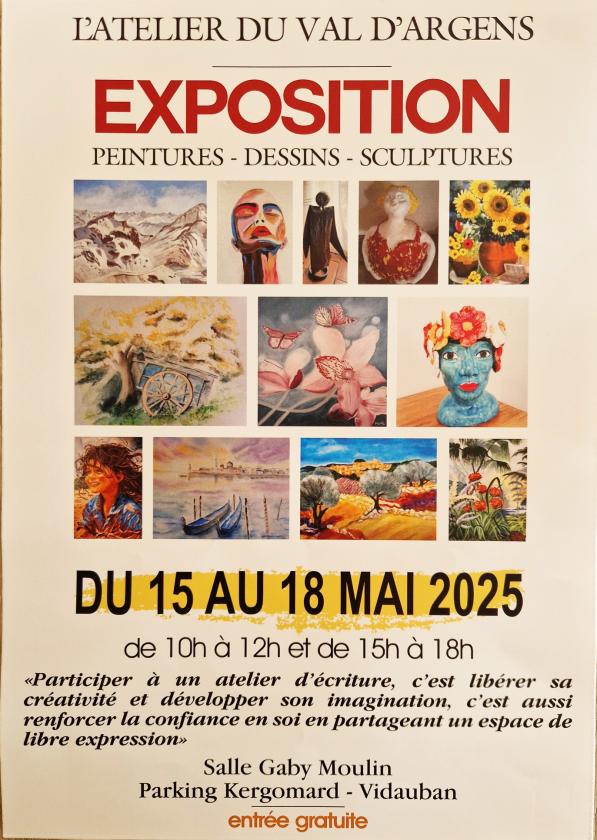 sortie à VIDAUBAN, Var. EXPOSITION ARTISTIQUE Sortir à VIDAUBAN(Var). VIDAUBAN.