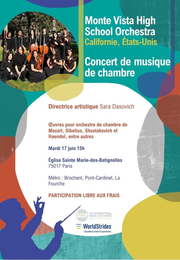 sortie à PARIS 17, Paris. ORCHESTRE À CORDES AVEC PIANO, VENU DES USA - CALI Sortir à PARIS 17(Paris). PARIS 17.