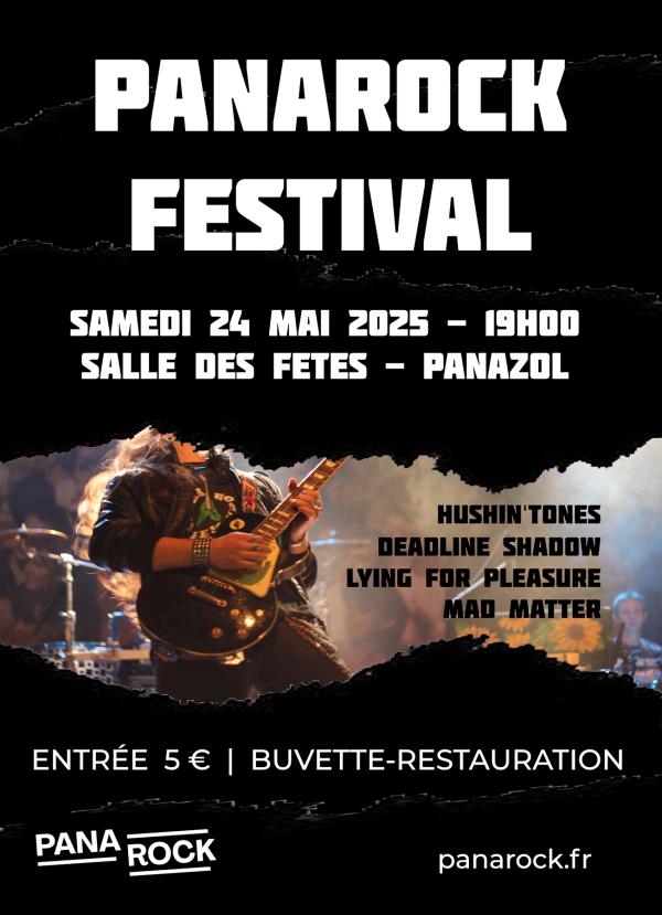 sortie à PANAZOL, Haute Vienne. PANAROCK FESTIVAL Sortir à PANAZOL(Haute Vienne). PANAZOL.