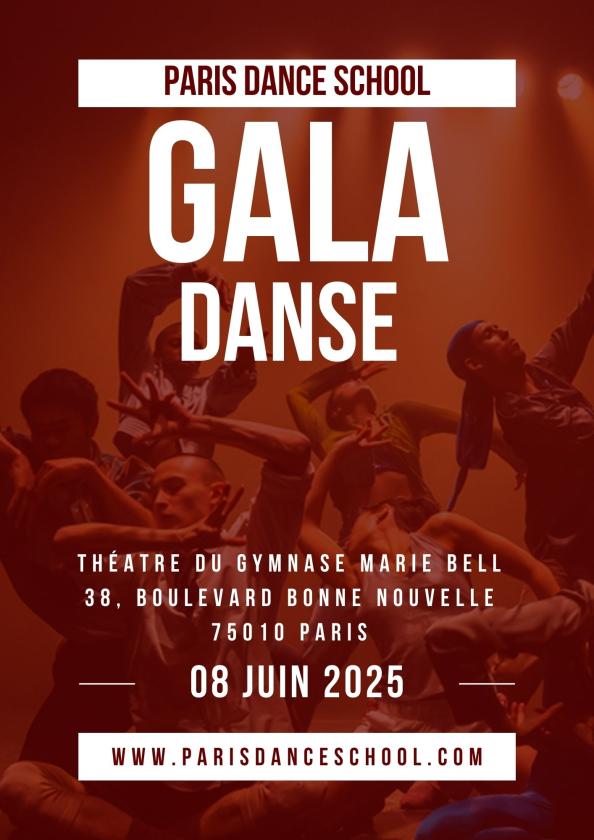 sortie à PARIS, Paris. PARIS DANCE SCHOOL - GALA 2025 Sortir à PARIS(Paris). PARIS.