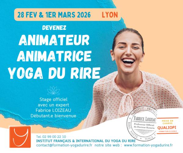 sortie à LYON, Rhône. ANIMATEUR-TRICE DE YOGA DU RIRE À LYON Sortir à LYON(Rhône). LYON.