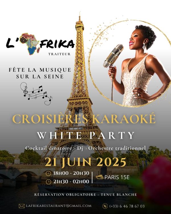 sortie à PARIS, Paris. L'AFRIKA FÊTE LA MUSIQUE SUR LA SEINE Sortir à PARIS(Paris). PARIS.