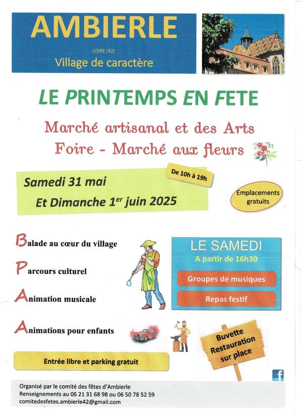 Sortir à AMBIERLE(Loire). AMBIERLE.