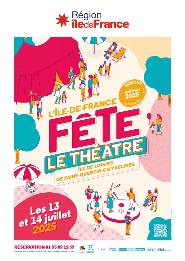 sortie à TRAPPES, Yvelines. L'ÎLE-DE-FRANCE FÊTE LE THÉÂTRE 2025 Sortir à TRAPPES(Yvelines). TRAPPES.