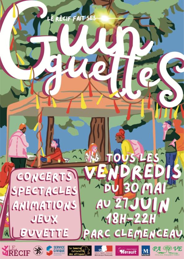 sortie à MONTPELLIER, Hérault. GUINGUETTES DU RECIF Sortir à MONTPELLIER(Hérault). MONTPELLIER.