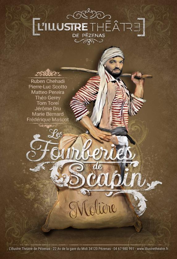 sortie à PEZENAS, Hérault. LES FOURBERIES DE SCAPIN Sortir à PEZENAS(Hérault). PEZENAS.