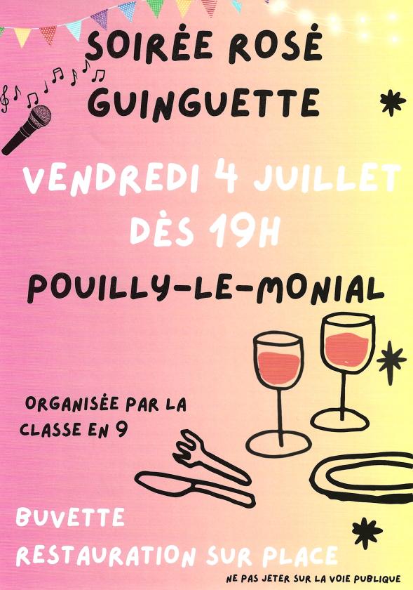 Sortir à POUILLY LE MONIAL(Rhône). POUILLY LE MONIAL.