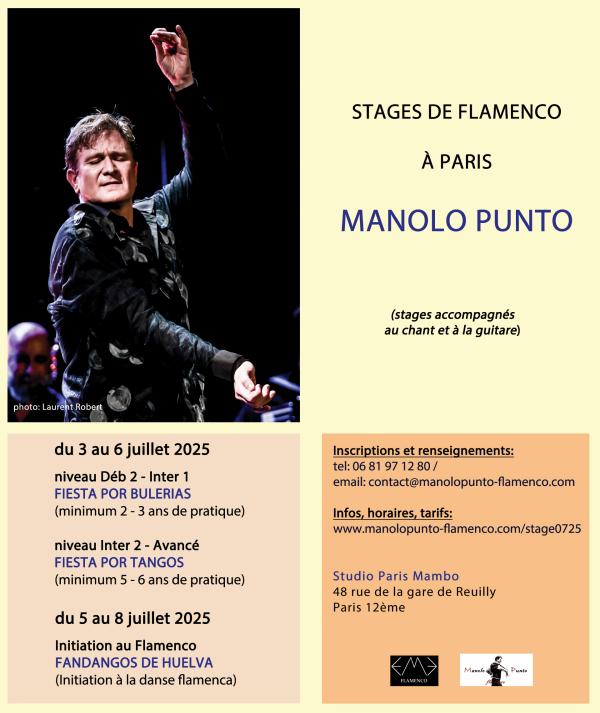 sortie à PARIS, Paris. STAGES DE DANSE FLAMENCO / PARIS / JUILLET 2025 Sortir à PARIS(Paris). PARIS.