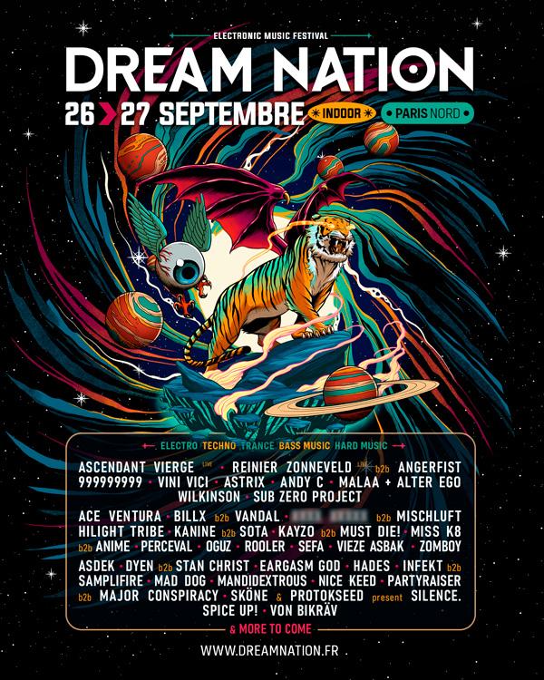 sortie à VILLEPINTE, Seine Saint Denis. 26 & 27 SEPTEMBRE 2025 – DREAM NATION FESTIVAL Sortir à VILLEPINTE(Seine Saint Denis). VILLEPINTE.