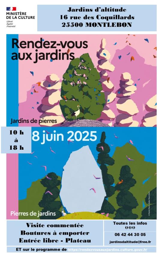 sortie à MONTLEBON, Doubs. RENDEZ-VOUS AUX JARDINS Sortir à MONTLEBON(Doubs). MONTLEBON.