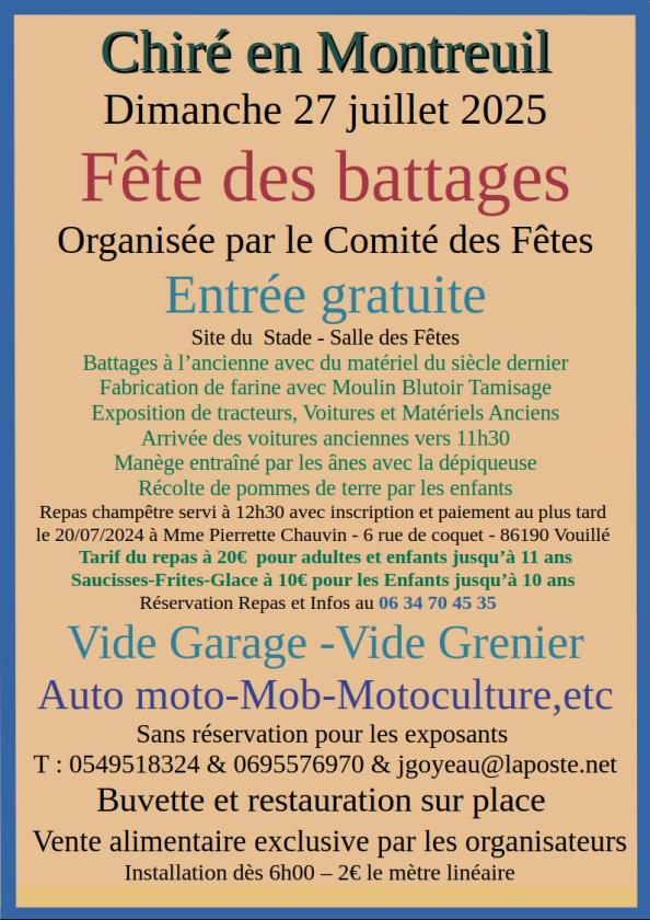 Sortir à CHIRE EN MONTREUIL(Vienne). CHIRE EN MONTREUIL.