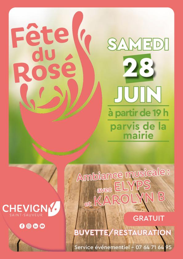 sortie à CHEVIGNY ST SAUVEUR, Côte d'Or. FÊTE DU ROSÉ Sortir à CHEVIGNY ST SAUVEUR(Côte d'Or). CHEVIGNY ST SAUVEUR.