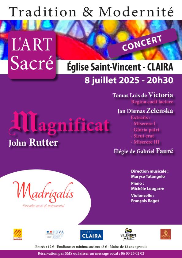 sortie à CLAIRA, Pyrénées Orientales. CONCERT MADRIGALIS Sortir à CLAIRA(Pyrénées Orientales). CLAIRA.