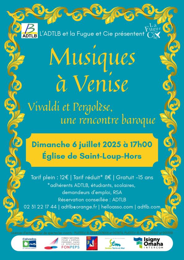 sortie à ST LOUP HORS, Calvados. CONCERT THÉÂTRALISÉ DE MUSIQUE BAROQUE Sortir à ST LOUP HORS(Calvados). ST LOUP HORS.