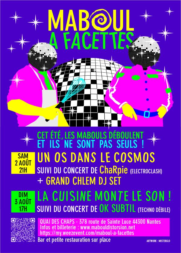 sortie à NANTES, Loire Atlantique. MABOUL A FACETTES Sortir à NANTES(Loire Atlantique). NANTES.