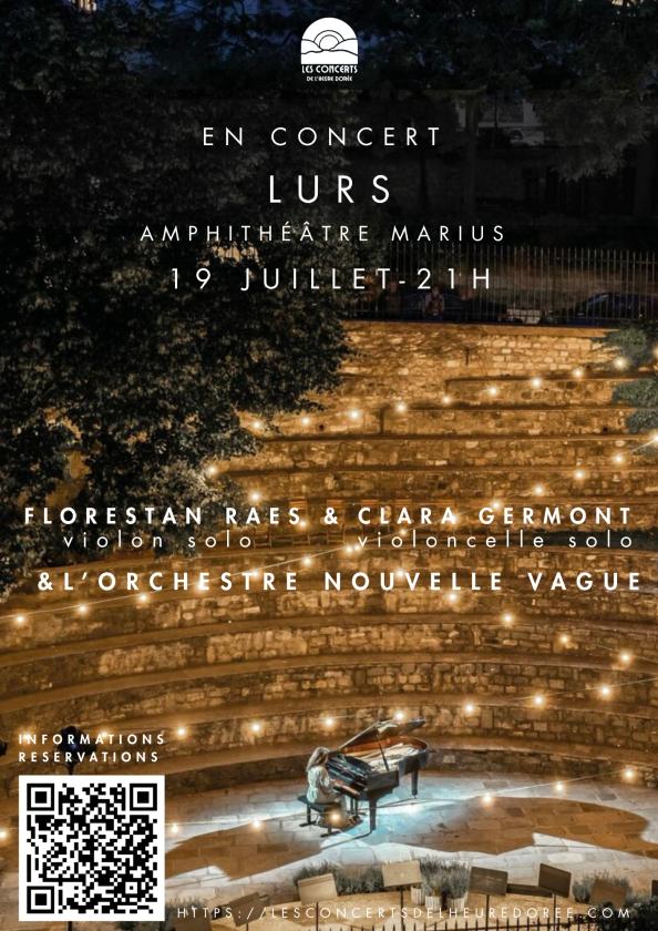 sortie à LURS, Alpes de Hte Provence. LES CONCERTS DE L'HEURE DORÉE Sortir à LURS(Alpes de Hte Provence). LURS.