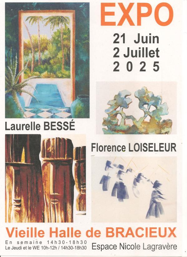 sortie à BRACIEUX, Loir et Cher. EXPOSITION ARTISTIQUE Sortir à BRACIEUX(Loir et Cher). BRACIEUX.