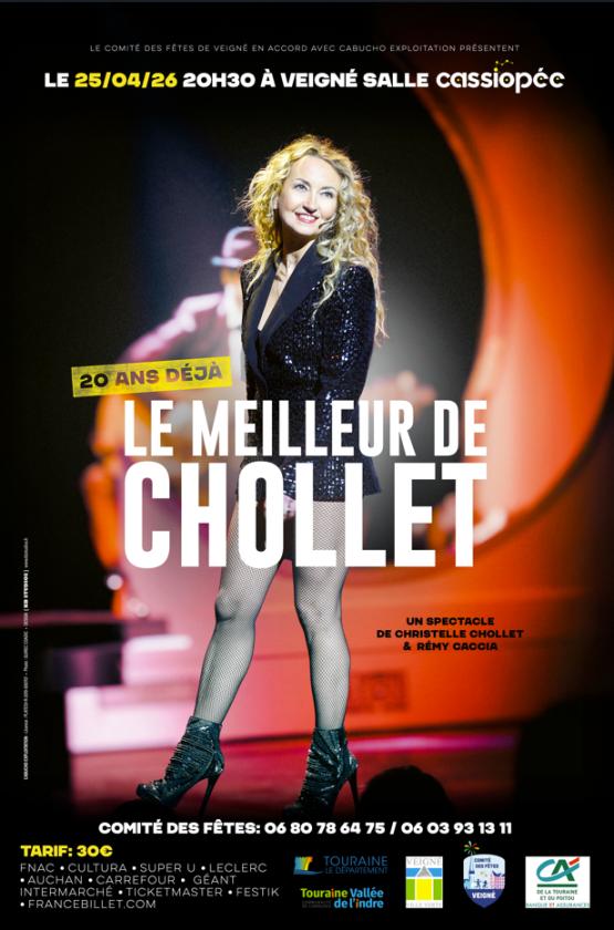 sortie à VEIGNE, Indre et Loire. SPECTACLE DE CHRISTELLE CHOLLET Sortir à VEIGNE(Indre et Loire). VEIGNE.