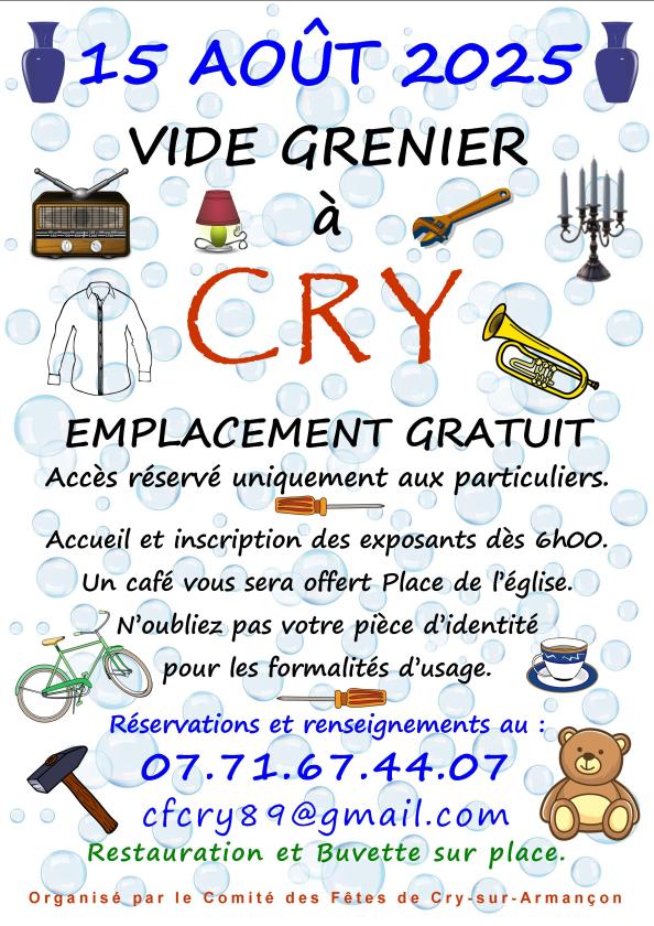 Sortir à CRY(Yonne). CRY.