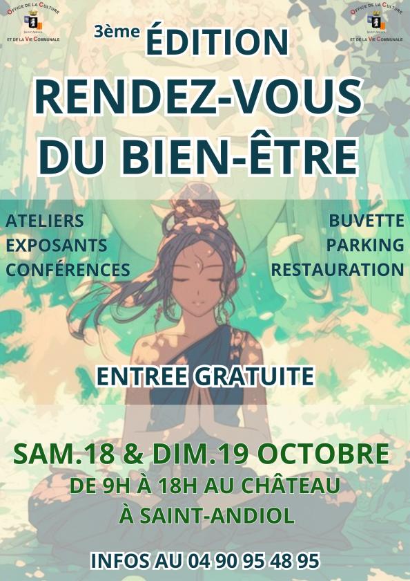 sortie à ST ANDIOL, Bouches du Rhône. SALON DU BIEN-ÊTRE Sortir à ST ANDIOL(Bouches du Rhône). ST ANDIOL.