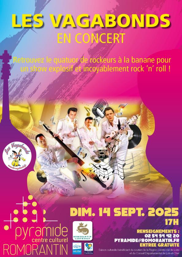 sortie à ROMORANTIN LANTHENAY, Loir et Cher. LES VAGABONDS EN CONCERT Sortir à ROMORANTIN LANTHENAY(Loir et Cher). ROMORANTIN LANTHENAY.