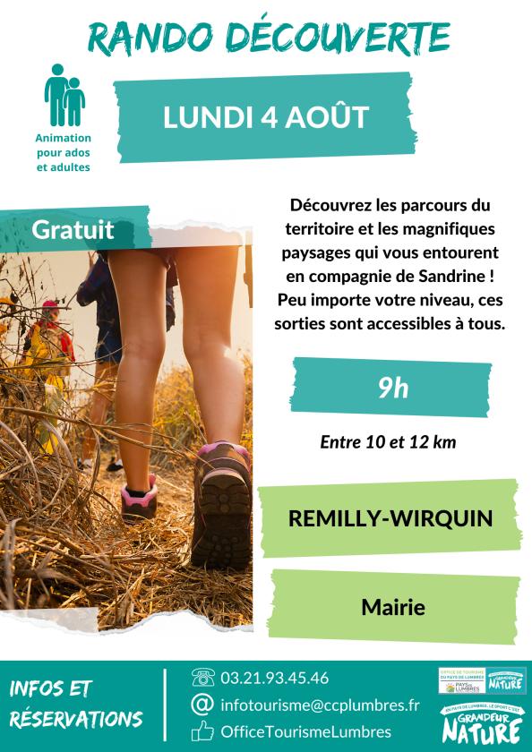 Sortir à REMILLY WIRQUIN(Pas de Calais). REMILLY WIRQUIN.