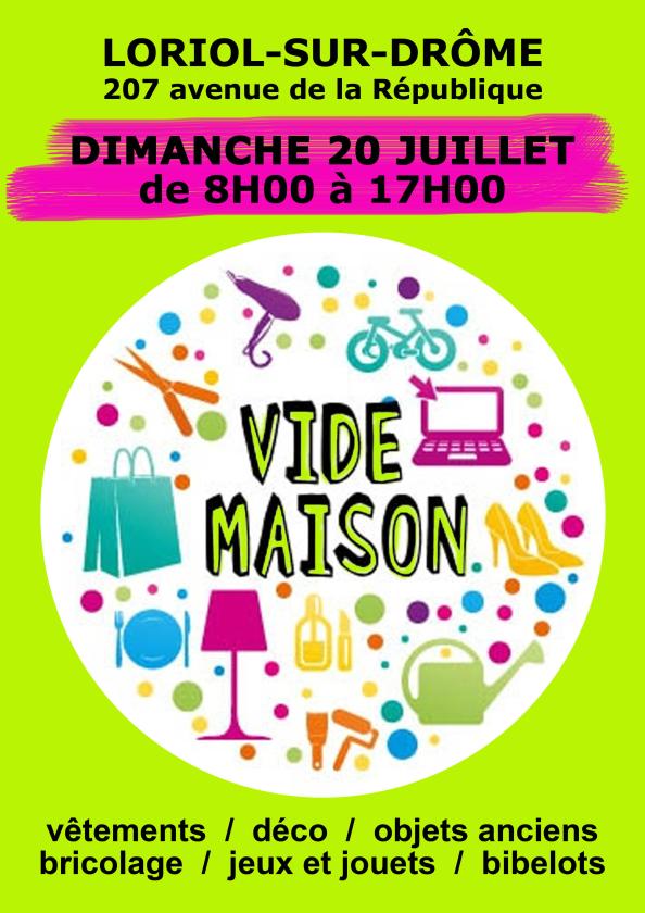 sortie à LORIOL SUR DROME, Drôme. VIDE MAISON ET GRENIER Sortir à LORIOL SUR DROME(Drôme). LORIOL SUR DROME.