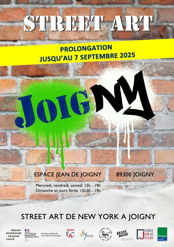 sortie à JOIGNY, Yonne. STREET ART DE NEW YORK À JOIGNY Sortir à JOIGNY(Yonne). JOIGNY.