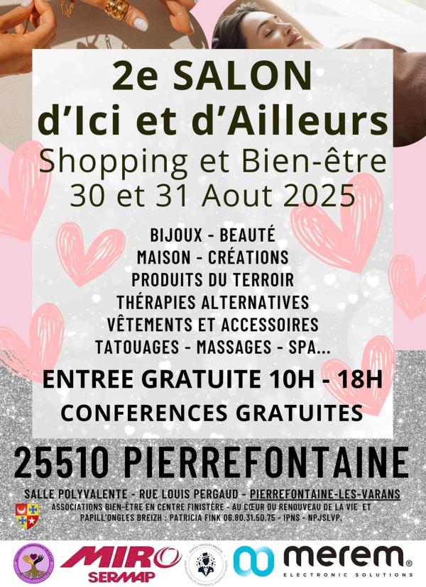 sortie à PIERREFONTAINE LES VARANS, Doubs. 2E SALON D'ICI ET D'AILLEURS À PIERREFONTAINE Sortir à PIERREFONTAINE LES VARANS(Doubs). PIERREFONTAINE LES VARANS.