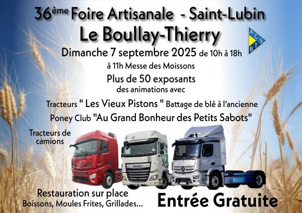 sortie à LE BOULLAY THIERRY, Eure et Loir. FOIRE ARTISANALE Sortir à LE BOULLAY THIERRY(Eure et Loir). LE BOULLAY THIERRY.