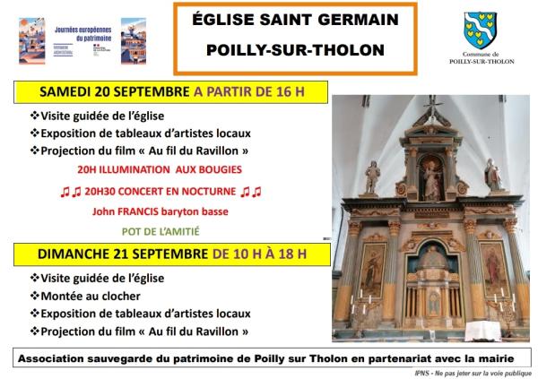 Sortir à POILLY SUR THOLON(Yonne). POILLY SUR THOLON.