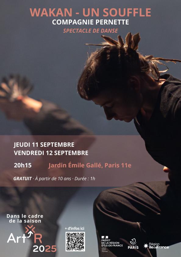 sortie à PARIS 11, Paris. SAISON ART'R - « WAKAN - UN SOUFFLE » CIE PERNETTE Sortir à PARIS 11(Paris). PARIS 11.