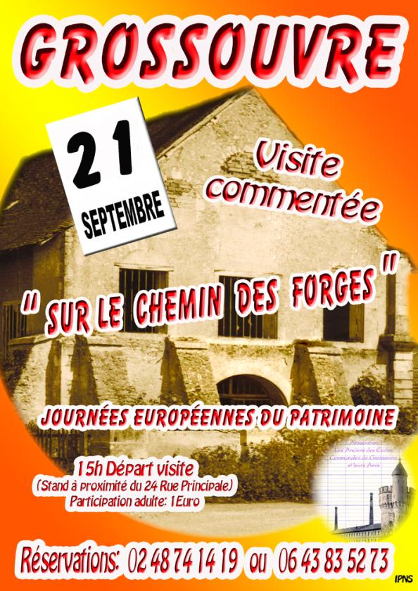 sortie à GROSSOUVRE, Cher. SUR LE CHEMIN DES FORGES Sortir à GROSSOUVRE(Cher). GROSSOUVRE.