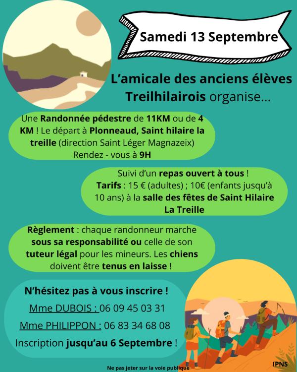 Sortir à ST HILAIRE LA TREILLE(Haute Vienne). ST HILAIRE LA TREILLE.
