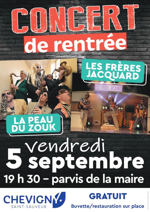 sortie à CHEVIGNY ST SAUVEUR, Côte d'Or. CONCERT DE RENTRÉE Sortir à CHEVIGNY ST SAUVEUR(Côte d'Or). CHEVIGNY ST SAUVEUR.
